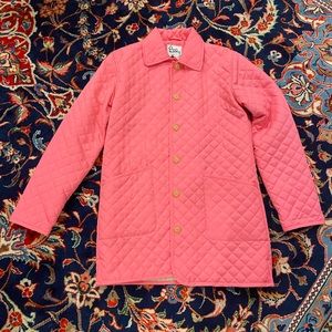 Lilly Pulitzer Quilted Pink Jacket Size Small